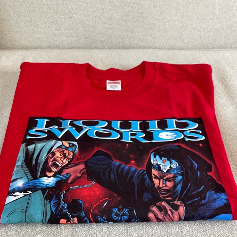 Supreme Liquid Sword Red Shirt